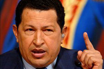 Hugo Chavez attends military academy in Caracas