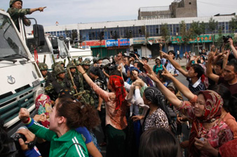 Protest march in Mexico City against drug war