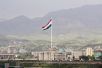 World's tallest flagpole in Tajikistan 