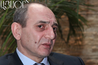 B.Sahakyan attends reopening ceremony of “Armenia” shop in Moscow