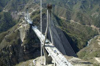 World’s tallest bridge opened in Mexico