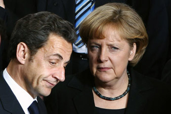 Sarkozy, Merkel to discuss EU economy