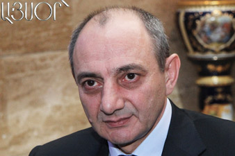 Bako Sahakyan holds a meeting