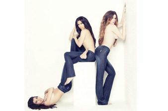 Kardashian Kollection lingerie line presented by Kardashyans