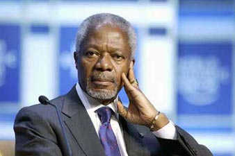 Koffi Annan arrives in Turkey 