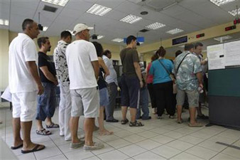 Unemployment in Greece hit a record 25.1% in July