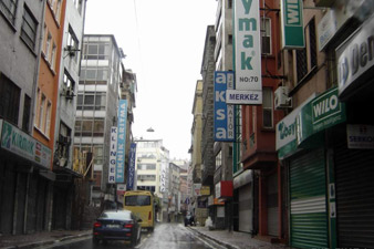 Labels on the houses of Armenians and Greeks in Istanbul 