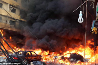 At least 14 people killed after powerful car bomb in Lebanon