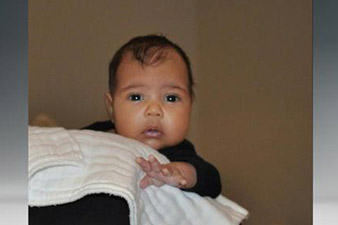 Here she is! North West makes photo debut