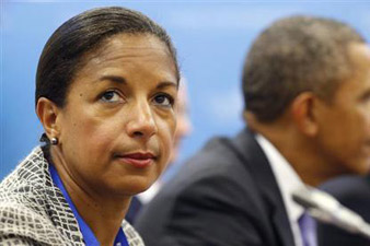 Rice returns to center stage to urge U.S. action on Syria