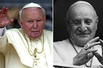 Popes to be declared saints in April