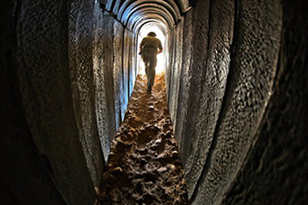 Israel says it's found tunnel from Gaza