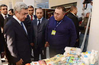 President attends opening of ArmProdExpo 