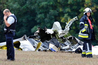 Plane carrying skydivers crashes in Belgium