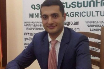 Armen Harutyunian appointed deputy agriculture minister 