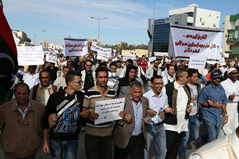 Deaths at Libya anti-militia protest in Tripoli