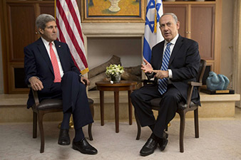 Kerry, Israel PM to meet over Iran