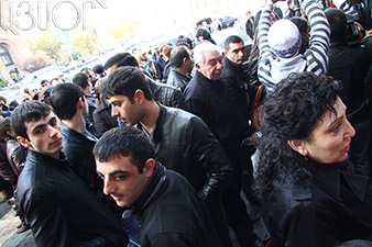 Protest against entry into Customs Union underway in Yerevan 