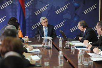 Serzh Sargsyan presents his position on pension reform