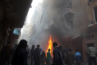 At least 22 dead in Syrian airstrike on rebel neighborhood