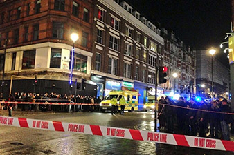 Roof collapses in London theatre