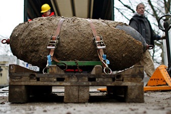 WWII bomb spoils Christmas cheer in Belgium