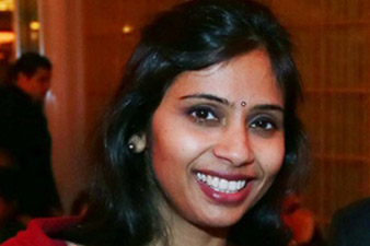 Indian visa row diplomat leaves US