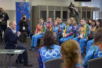 Putin's message to gays in Sochi: ‘Leave children in peace’