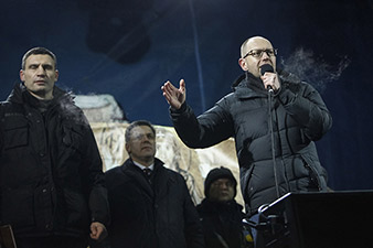 Ukraine opposition leader urges West to act