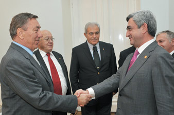 The Armenian President received Rafayel Marttinet