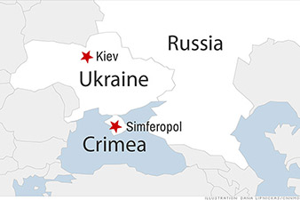 West hits back at Russians over Crimea