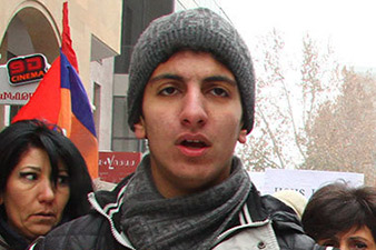 Charge brought against Shant Harutyunian’s son 