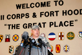 Shooting at US Army's Fort Hood base in Texas