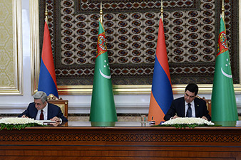 Armenian president invites Turkmenistan’s president to visit Yerevan 