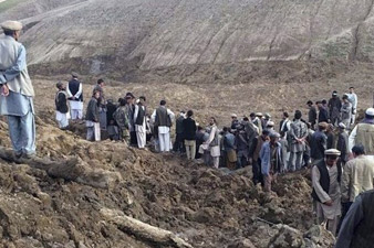 Afghanistan landslide: Rescuers search for missing