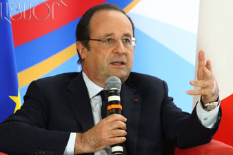 Francois Hollande: France accounts for half of EU investment in Armenia 