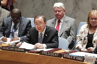 UN chief urges Israelis, Palestinians to resume negotiations    