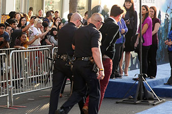 Brad Pitt attacked at Hollywood premiere of 'Maleficent'