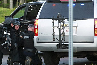 Canada shooting: Manhunt as police officers killed in Moncton