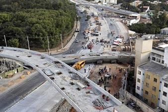 Flyover collapses in Brazil World Cup host city