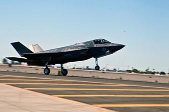 Pentagon grounds F-35 fleet after runway fire