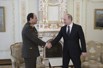 Putin to tackle Gaza conflict, food and military trade with Egypt’s Sisi