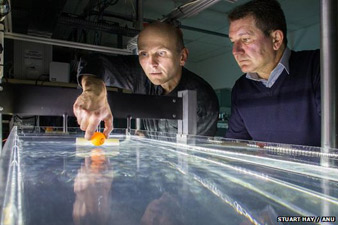 Physicists make 'tractor beam' in water