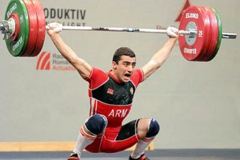 Arakel Mirzoyan crowned 2009 World Weightlifting Vice Champion