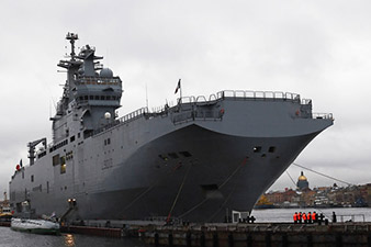 Russian sailors to take part in Mistral warship sea trials in France