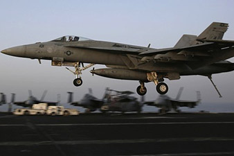 US says IS damaged by coalition air strikes in Syria