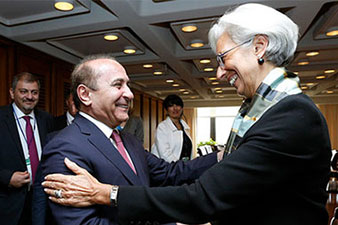 Armenian PM meets IMF Managing Director in US 