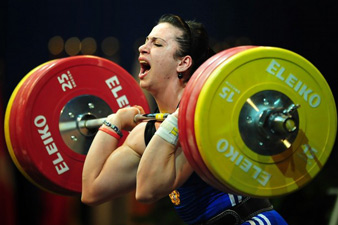 Armenian weight-lifting team is in the 4th place