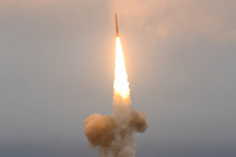 Russian Sineva ballistic missile launched from Barents Sea