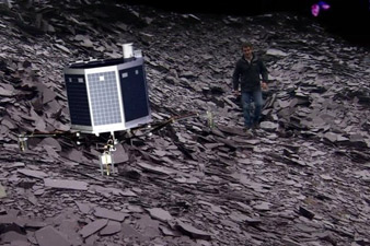 Rosetta mission: Robot heads towards comet surface